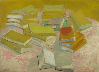 フランスの小説の山